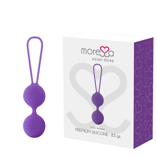 Bile Chinezesti Premium, MORESSA - Osian Three Silicon, Lila, 34 mm, 85 g