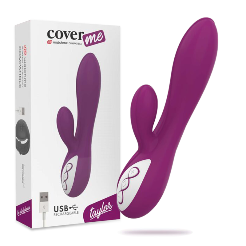 Vibrator, Coverme - Taylor, Compatibil cu Tehnologia Wireless Watchme, 189 x 40mm