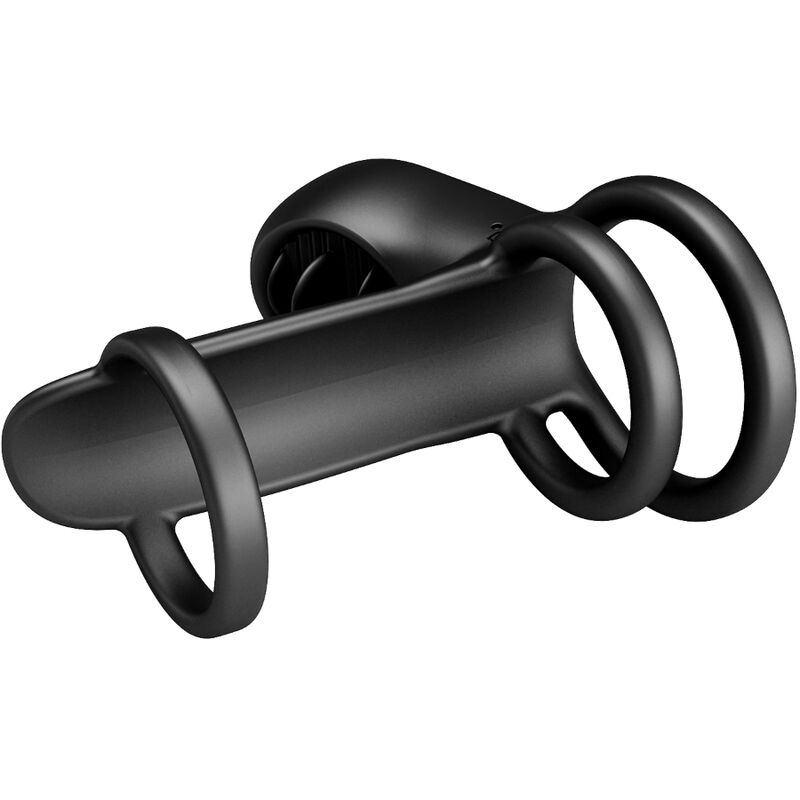 Manson Penis, Pretty Love - Jammy, 12 Vibratii cu Limba din Silicon, Negru