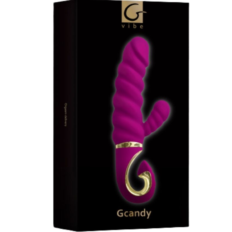 Vibrator Rabbit, G-Vibe - GCandy, 2 Motoare Puternice, Sweet Raspberry