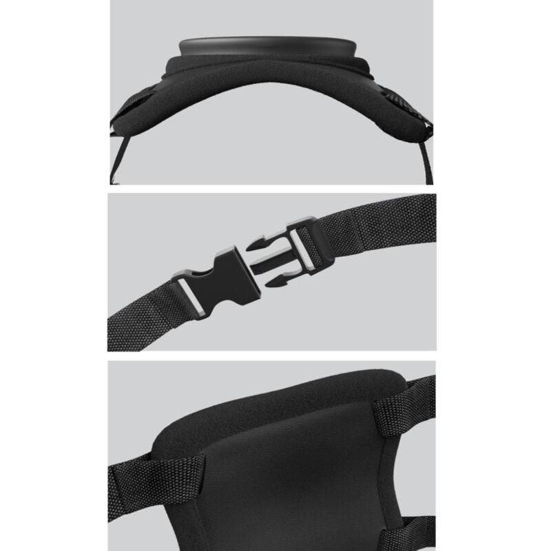 Ham Strap On pentru Coapsa, Pipedream - Body Dock Lap Strap, Sistem Push-And-Play cu Ventuza
