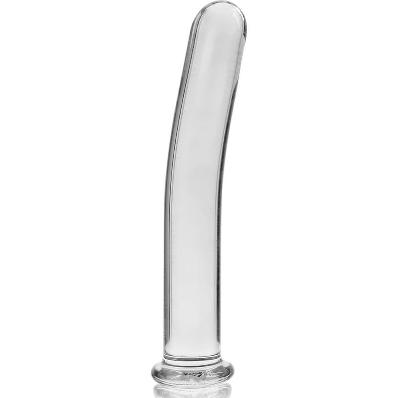 Dildo, Ibiza - Nebula Series - Model 17, Sticla Borosilicata, 18.5 CM D - 3 CM Transparent