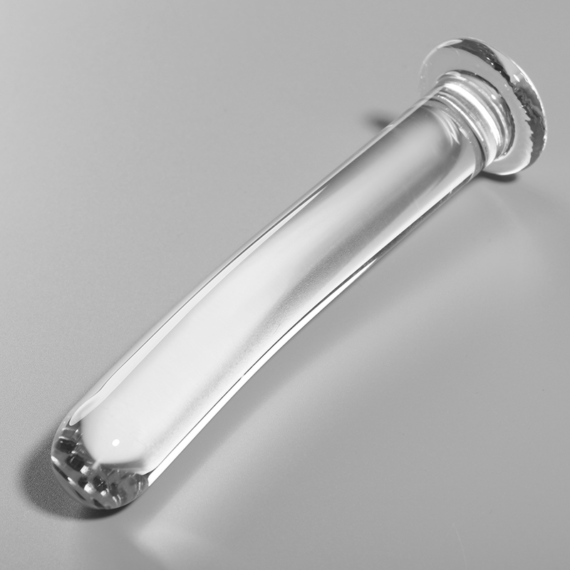 Dildo, Ibiza - Nebula Series - Model 17, Sticla Borosilicata, 18.5 CM D - 3 CM Transparent