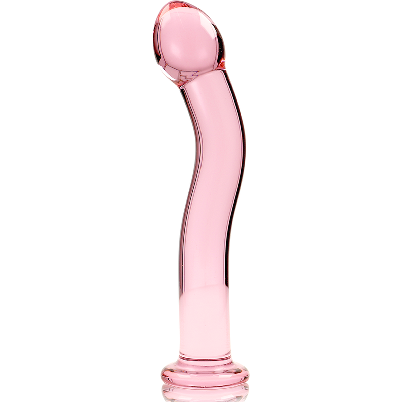 Dildo, Ibiza - Nebula Series Model 18, Sticla Borosilicata, Transparent 18.5 CM D - 3.5 CM