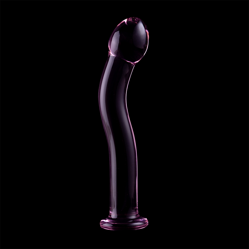 Dildo, Ibiza - Nebula Series Model 18, Sticla Borosilicata, Transparent 18.5 CM D - 3.5 CM