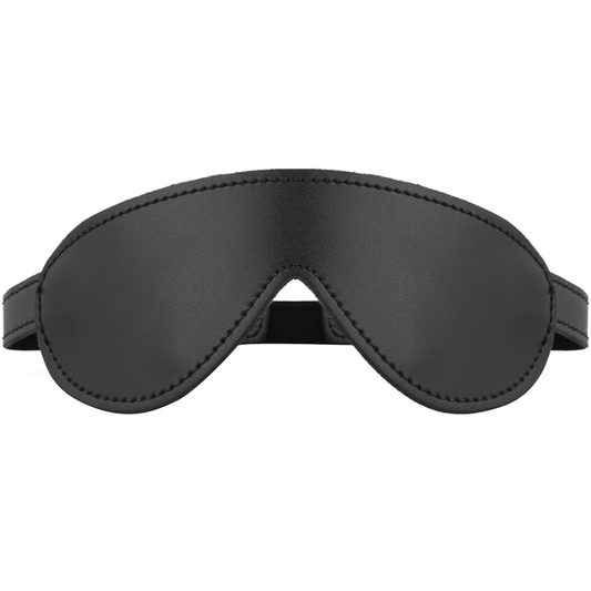 Masca pentru Ochi Fetish, INTENSE - Vegan Eco-Piele, Neagra