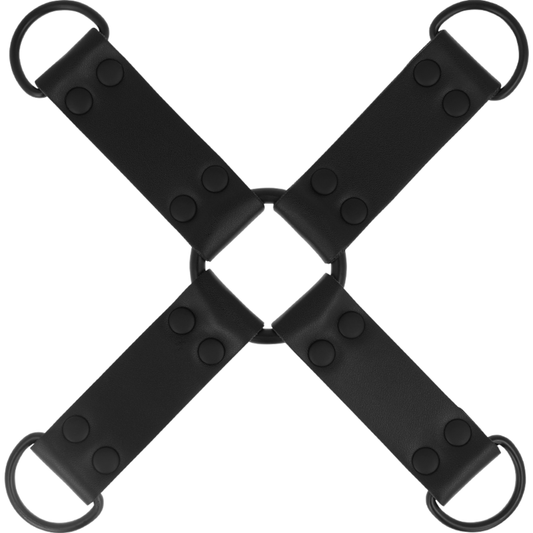 Accesoriu Bondage Hog Tie, INTENSE - Fetish, Piele Vegana, Restrictie Maini si Picioare