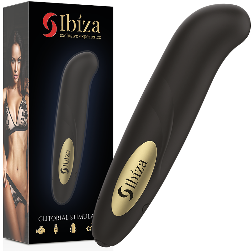 Stimulator Clitoris, Ibiza, 10 Moduri de Vibratii, Auriu 13 X 2,9 CM