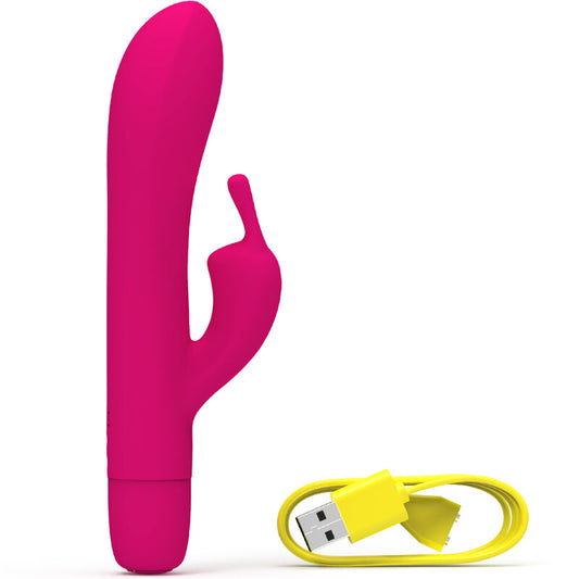 Vibrator Rabbit Reincarecabil, B SWISH - Bwild Bunny Infinite Classic, 8 Moduri, Silicon, IPX7, Roz