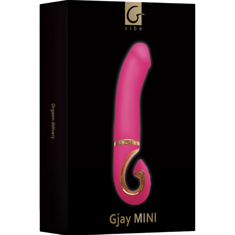 Vibrator Punctul G, G-Vibe - Gjay Mini, Silicon Bioskin, Roz 19 CM