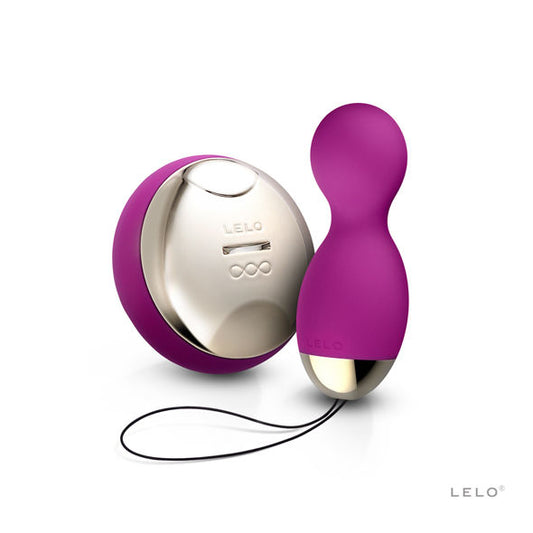 Bile Vaginale, Lelo - Hula Beads, Rotative si Vibratoare cu Telecomanda, Purple