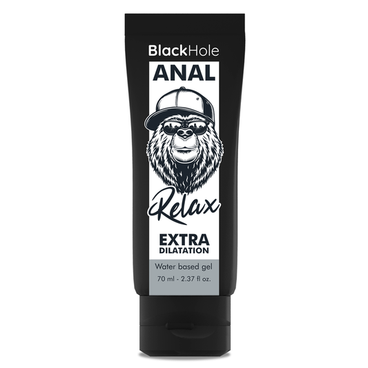 Lubrifiant Anal pe Baza de Apa, BLACK HOLE - Anal Relax, Efect Relaxant, 70 ml
