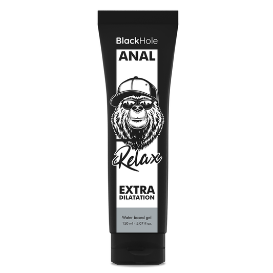 Lubrifiant Anal pe Baza de Apa, BLACK HOLE - Anal Relax, Efect Relaxant, 150 ml