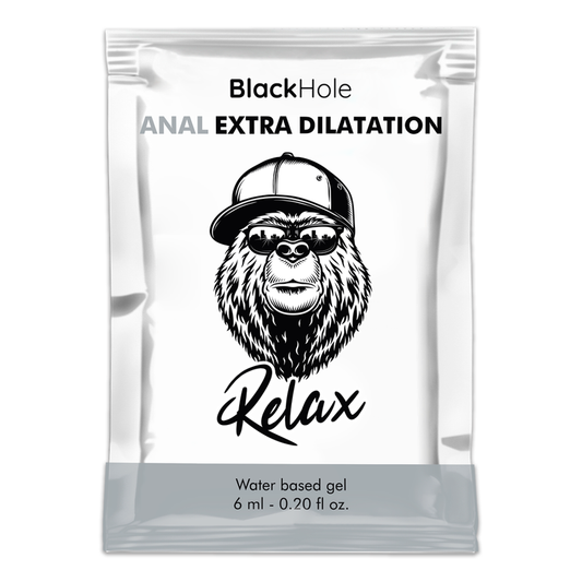 Lubrifiant Anal pe Baza de Apa, BLACK HOLE - Extra Dilatatie, Doza Unica, 6 ml