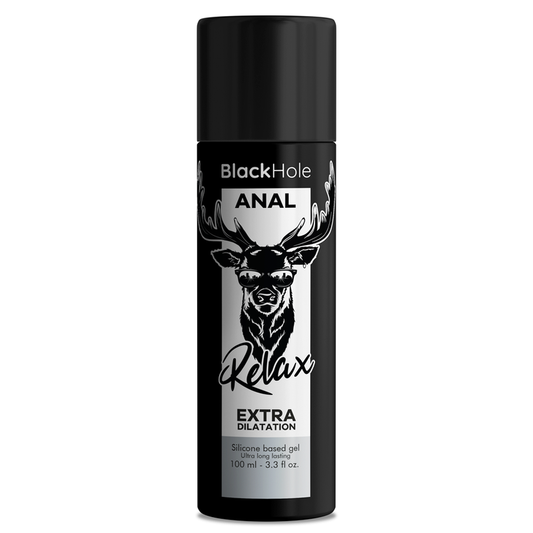 Lubrifiant Anal pe Baza de Silicon, BLACK HOLE - Anal Relax, Dilatare, 100 ml