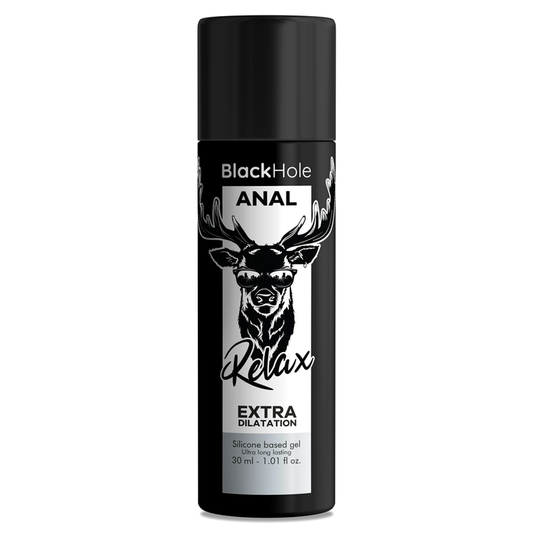 Lubrifiant Anal pe Baza de Silicon, BLACK HOLE - Anal Relax, Dilatare, 30 ml