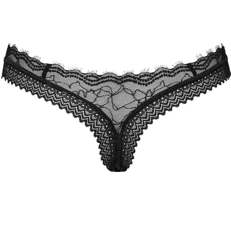 Chilot Tanga, Obsessive - Medilla, Dantela Senzuala, Negru XS/S