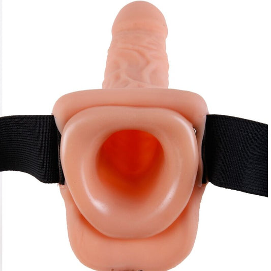 Ham cu Dildo Realist cu Vibratii si Telecomanda, FETISH FANTASY SERIES - cu Testicule, 24 cm