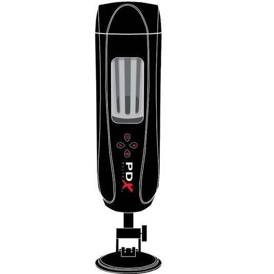 Masturbator Rotativ cu Vibrator, PDX ELITE - Ultimate Milker 2, 7 Functii Rotative, 27 cm