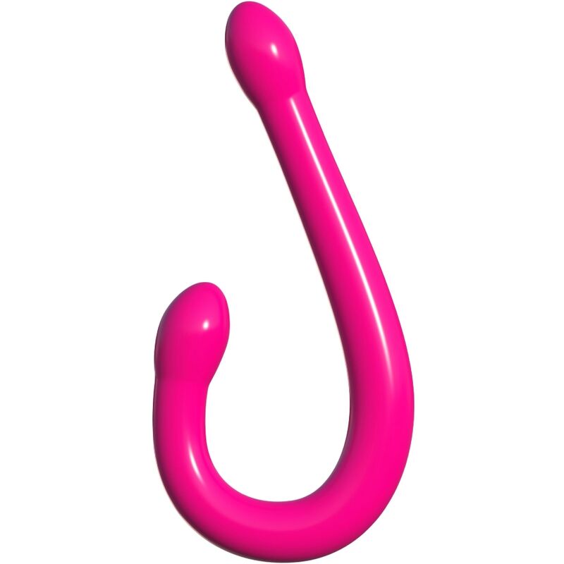 Dildo, Classix - Flexible Double, cu Doua Capete, 43.7 CM Roz