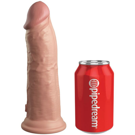 Dildo Realist Vibrator, KING COCK - Elite Silicon Dubla Densitate, 20,3 cm