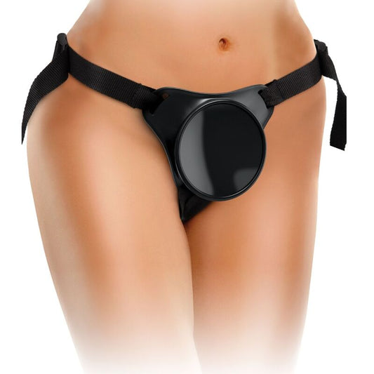 Ham cu Dildo Reglabil pentru Incepatori, KING COCK - Elite Body Dock, ABS si Nylon