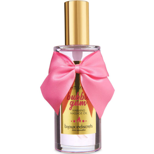 Ulei de Masaj, Bijoux Indiscrets - Light My Fire, Efect de Incalzire, Aroma Guma de Mestecat 100 ML