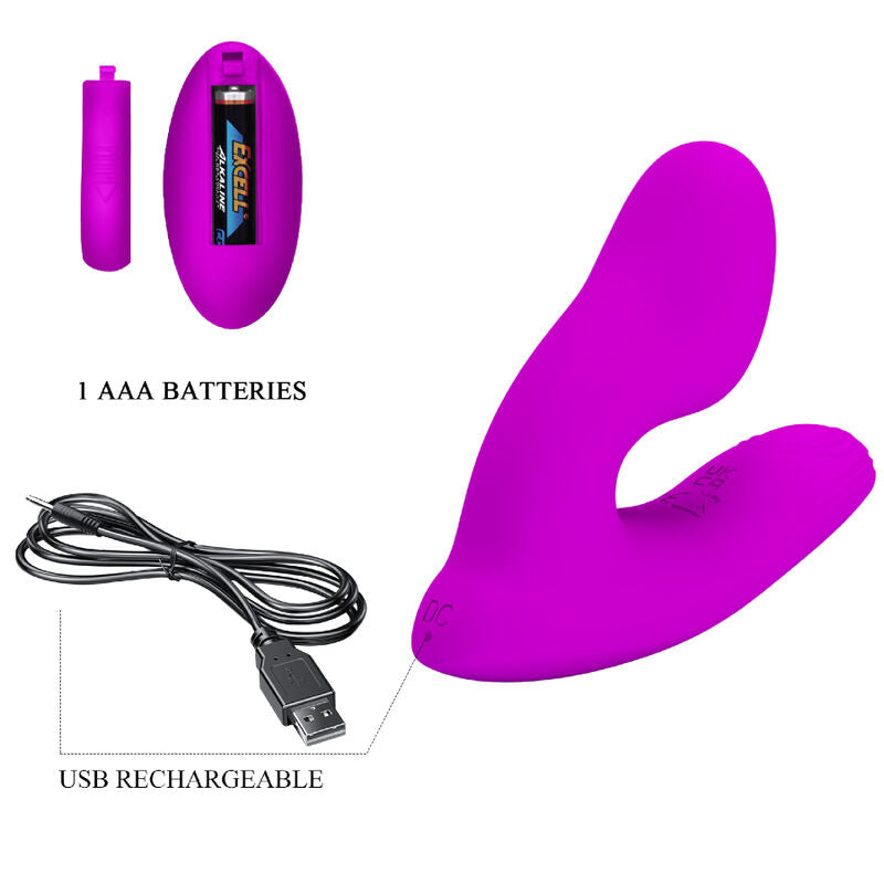 Vibrator Clitoris, Pretty Love - Melvin, cu Telecomanda Wireless