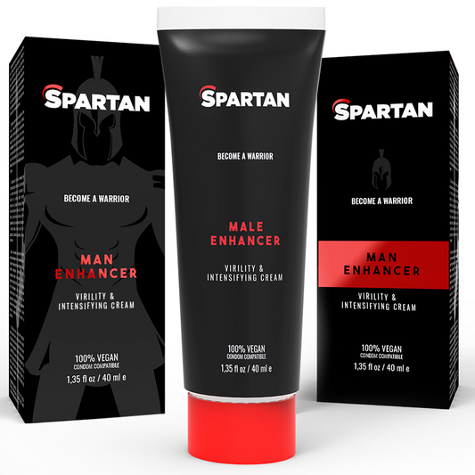 Gel Virility Cuplu, SPARTAN - Crema 100% Vegana, Efect Foc-Gheata, 40 ml