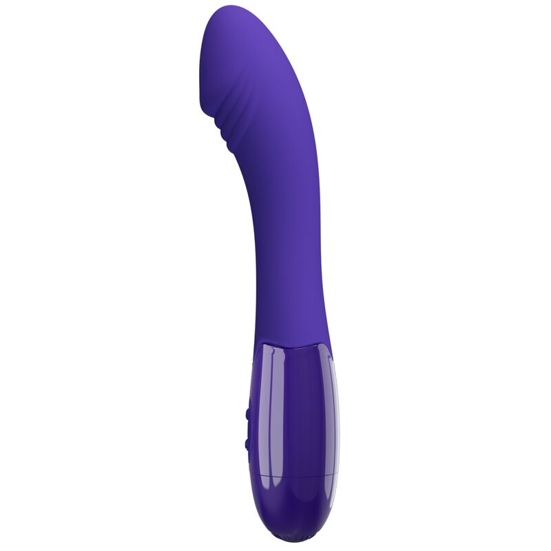 Vibrator Dildo, Pretty Love - Elemental Youth, 30 de Functii de Vibratie, Mov