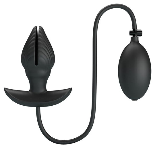 Dop Anal Gonflabil Reincarcabil, PRETTY LOVE - 10 Functii Vibratii, Silicon, Negru
