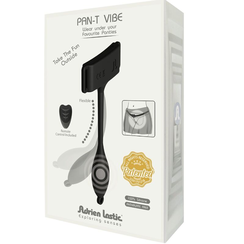 Vibrator Chilot, Adrien Lastic - Pan-T Vibe, Flexible cu Telecomanda
