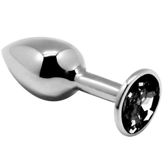 Plug Anal, Alive, Mini Metalic Negru Mărimea S