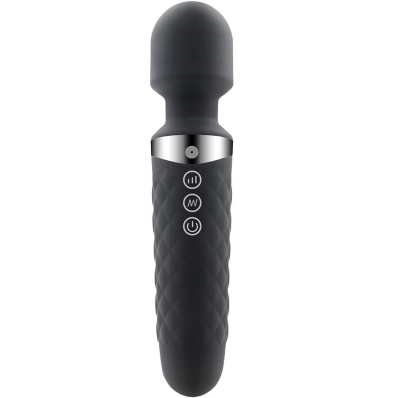Vibrator Wand, Alive - Be Wanded, 16 Frecvente, Negru