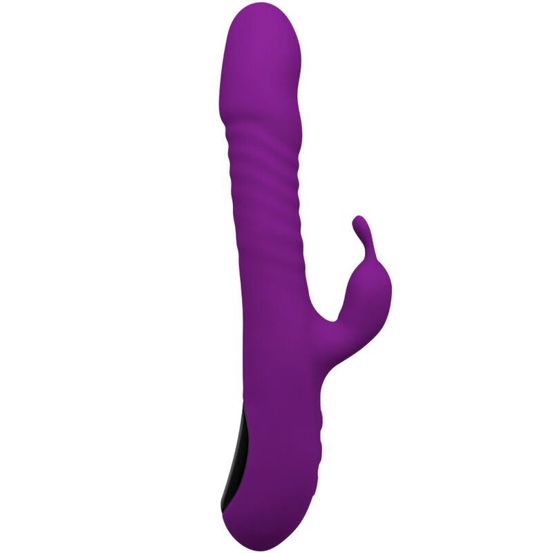 Vibrator Rabbit, Alive - RoMAX, Reincarcabil cu Incalzire si Impingere, Mov