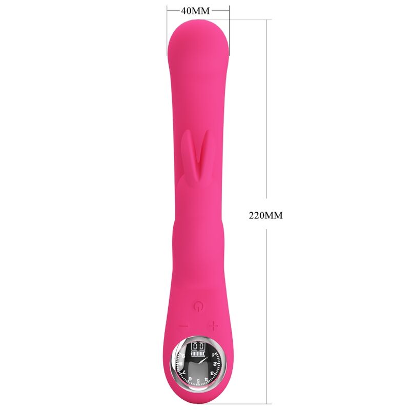 Vibrator Rabbit, Pretty Love - Lamar, Ax Curbat pentru Punct G, Roz