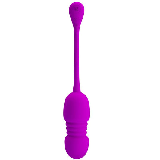 Ou Vibrator Reincarcabil, Pretty Love - Callie, 12 Functii de Vibratie si 12 Moduri de Impingere, Mov