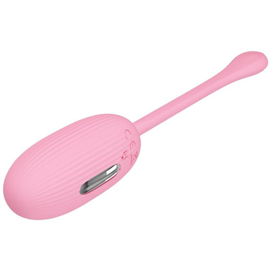 Ou Vibrator Reincarcabil, PRETTY LOVE - Doreen, 12 Functii Vibratii, Silicon, Roz