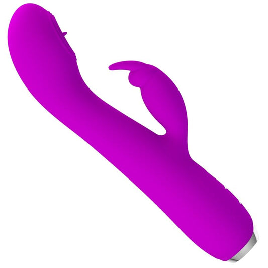 Vibrator Reincarcabil cu Ventuza, PRETTY LOVE - Rachel, 12 Functii, Mov