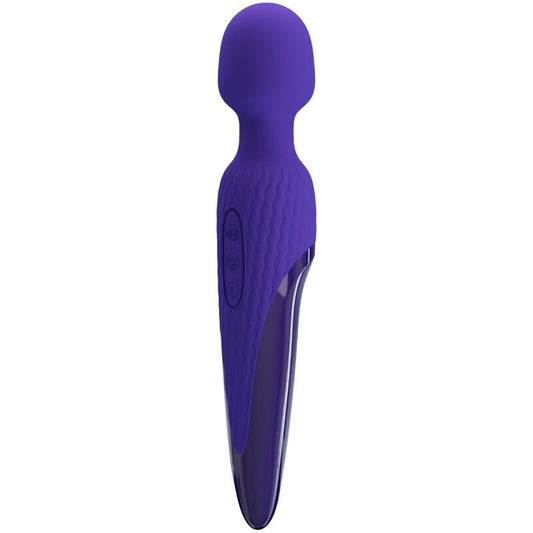 Masator Wand cu Incalzire, PRETTY LOVE - Antony, 7 Functii, Efect Termic 48°C, Violet