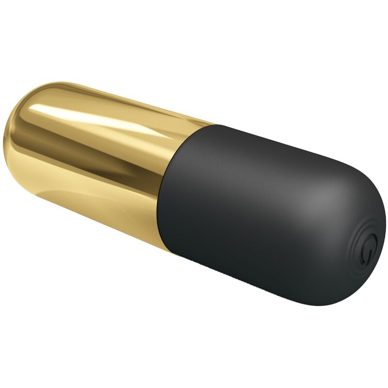 Vibrator Bullet, Pretty Love - Golden, Reincarcabil USB, Auriu
