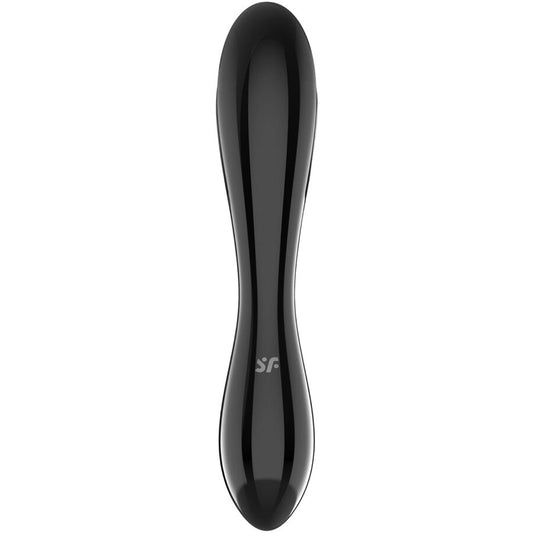 Dildo din Sticla, SATISFYER - Dazzling Crystal 1, Negru