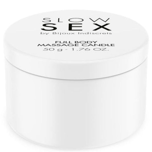 Lumanare de Masaj Corporal, Bijoux - Slow Sex, fara Ceara, 50 g