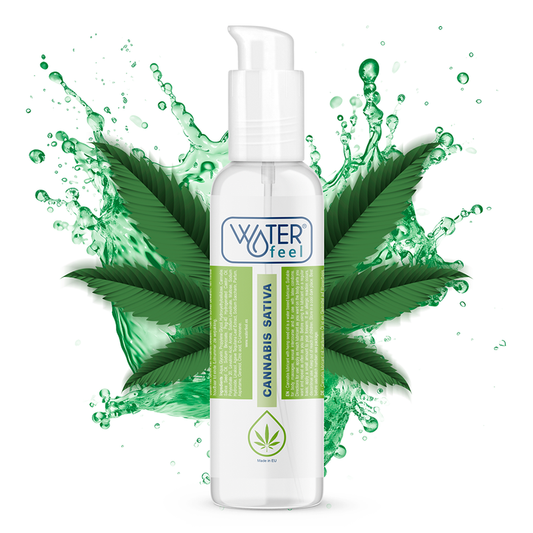 Lubrifiant pe Baza de Apa cu Aroma Cannabis, WATERFEEL - 150 ml