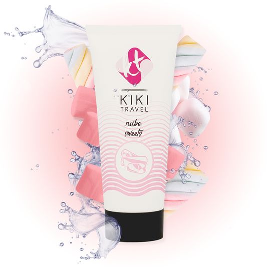 Lubrifiant pe Baza de Apa cu Aroma, KIKÍ TRAVEL - Nube Sweets, 50 ml