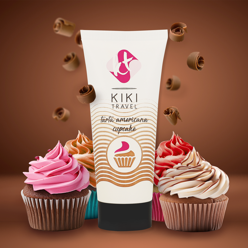 Lubrifiant, Kiki Travel - Cupcake, pe Baza de Apa, 50 ML