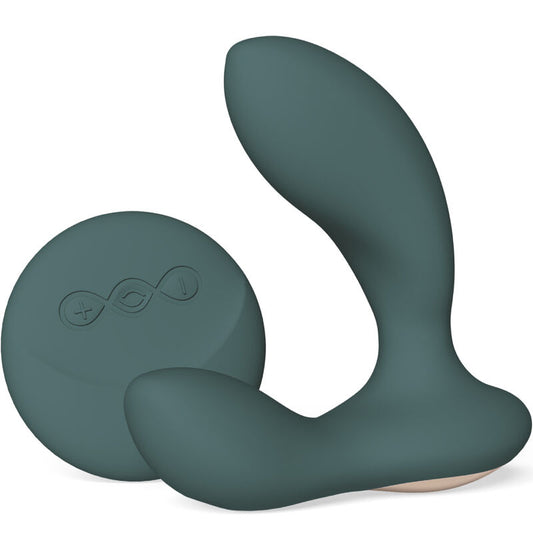 Vibrator Prostata, Lelo - Hugo 2, cu Telecomanda SenseMotion, Verde/Negru
