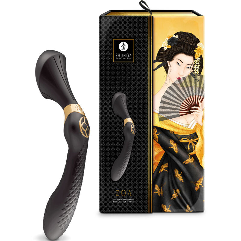 Vibrator Multifunctional, Shunga - Zoa, 10 Functii de Vibratie, Roz