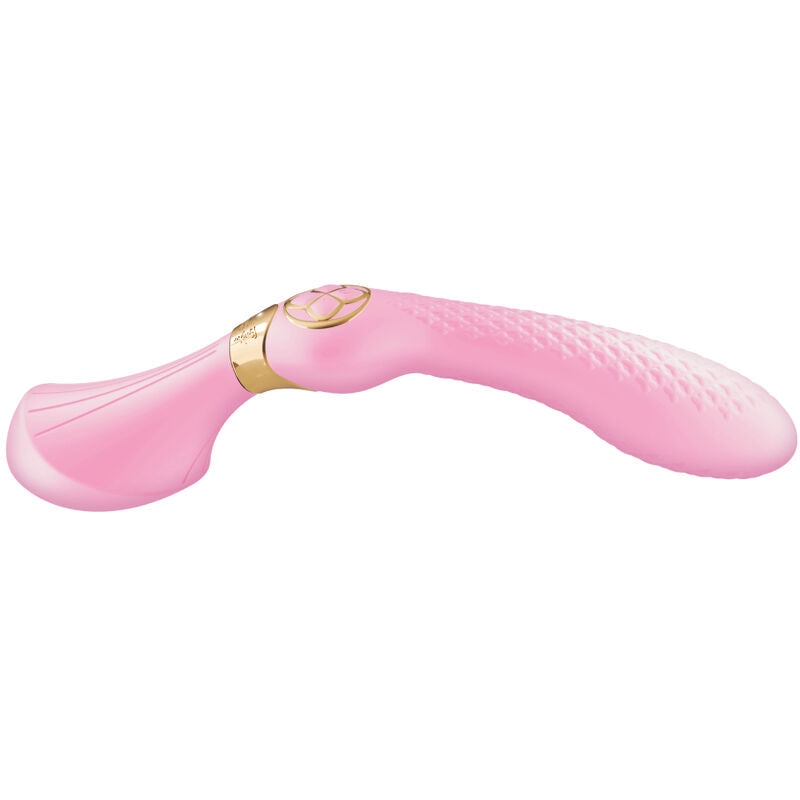 Vibrator Multifunctional, Shunga - Zoa, 10 Functii de Vibratie, Roz