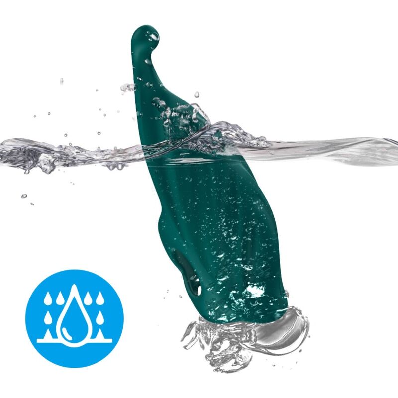 Vibrator de Deget, Armony, 9 Moduri de Vibratie, Verde